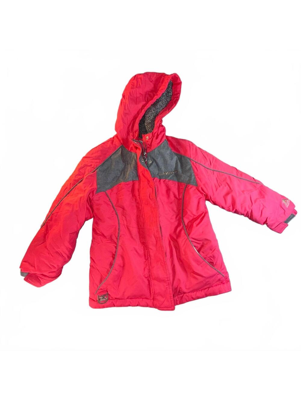 ZeroXposur Pink Gray Hooded Winter Jacket Size 7/8
